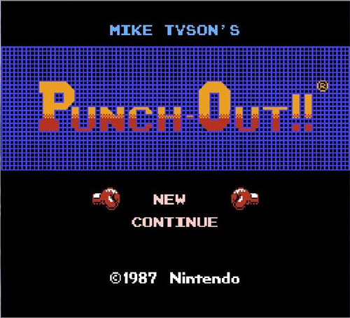 Punch Out title screen