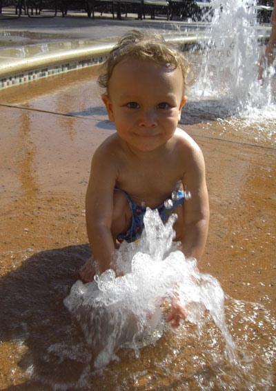 Jason at the pool